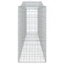 Gabion basket arch shape galvanized iron 400x50x100/120 cm by vidaXL, Pots and planters - Ref: Foro24-153415, Price: 121,59 €...