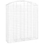 Gabione Korbbogenform aus verzinktem Eisen 200x50x220/240 cm von vidaXL, Töpfe und Pflanzgefäße - Ref: Foro24-153481, Preis: ...