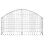 Bogenförmiger Gabionenkorb aus verzinktem Eisen, 100 x 30 x 40/60 cm von vidaXL, Töpfe und Pflanzgefäße - Ref: Foro24-153422,...