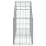 Bogenförmiger Gabionenkorb aus verzinktem Eisen, 100 x 30 x 40/60 cm von vidaXL, Töpfe und Pflanzgefäße - Ref: Foro24-153422,...
