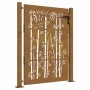 Gartentor aus Cortenstahl, Bambusdesign, 105 x 130 cm von vidaXL, Gartentore - Ref: Foro24-153240, Preis: 181,45 €, Rabatt: %