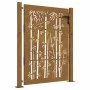 Gartentor aus Cortenstahl, Bambusdesign, 105 x 130 cm von vidaXL, Gartentore - Ref: Foro24-153240, Preis: 175,84 €, Rabatt: %