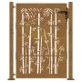 Gartentor aus Cortenstahl, Bambusdesign, 105 x 130 cm von vidaXL, Gartentore - Ref: Foro24-153240, Preis: 175,84 €, Rabatt: %