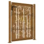 Gartentor aus Cortenstahl, Bambusdesign, 105 x 130 cm von vidaXL, Gartentore - Ref: Foro24-153240, Preis: 181,45 €, Rabatt: %