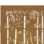 Gartentor aus Cortenstahl, Bambusdesign, 105 x 130 cm von vidaXL, Gartentore - Ref: Foro24-153240, Preis: 175,84 €, Rabatt: %