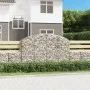 Gabion basket arch shape galvanized iron 200x30x120/140 cm by vidaXL, Pots and planters - Ref: Foro24-153466, Price: 88,00 €,...