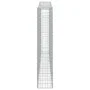 Gabion basket arch shape galvanized iron 400x30x160/180 cm by vidaXL, Pots and planters - Ref: Foro24-153408, Price: 196,56 €...