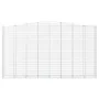 Gabionenkorb Bogenform verzinktes Eisen 400x50x220/240 cm von vidaXL, Töpfe und Pflanzgefäße - Ref: Foro24-153421, Preis: 287...