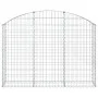 Cesta gaviones forma arco hierro galvanizado 150x30x100/120 cm de vidaXL, Maceteros y jardineras - Ref: Foro24-153445, Precio...