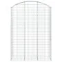 Gabione Korbbogenform aus verzinktem Eisen 150x50x200/220 cm von vidaXL, Töpfe und Pflanzgefäße - Ref: Foro24-153460, Preis: ...