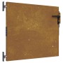 Puerta de jardín acero corten 85x100 cm de vidaXL, Puertas de jardín - Ref: Foro24-153257, Precio: 106,46 €, Descuento: %