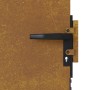 Puerta de jardín acero corten 85x100 cm de vidaXL, Puertas de jardín - Ref: Foro24-153257, Precio: 106,46 €, Descuento: %