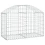 Galvanized iron arch-shaped gabion basket 100x50x60/80 cm by vidaXL, Pots and planters - Ref: Foro24-153433, Price: 31,38 €, ...