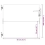 Corten steel garden gate 85x100 cm by vidaXL, garden gates - Ref: Foro24-153257, Price: 106,46 €, Discount: %