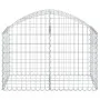 Galvanized iron arch-shaped gabion basket 100x50x60/80 cm by vidaXL, Pots and planters - Ref: Foro24-153433, Price: 31,38 €, ...