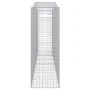 Gabione Korbbogenform aus verzinktem Eisen 400x50x140/160 cm von vidaXL, Töpfe und Pflanzgefäße - Ref: Foro24-153417, Preis: ...
