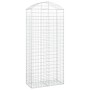 Gabione Korbbogenform aus verzinktem Eisen 100x50x220/240 cm von vidaXL, Töpfe und Pflanzgefäße - Ref: Foro24-153441, Preis: ...