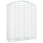 Gabione Korbbogenform aus verzinktem Eisen 150x50x180/200 cm von vidaXL, Töpfe und Pflanzgefäße - Ref: Foro24-153459, Preis: ...