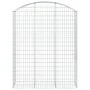 Cesta gaviones forma arco hierro galvanizado 150x50x180/200 cm de vidaXL, Maceteros y jardineras - Ref: Foro24-153459, Precio...