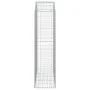 Cesta gaviones forma arco hierro galvanizado 150x50x180/200 cm de vidaXL, Maceteros y jardineras - Ref: Foro24-153459, Precio...