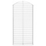 Gabione Korbbogenform aus verzinktem Eisen 100x30x200/220 cm von vidaXL, Töpfe und Pflanzgefäße - Ref: Foro24-153430, Preis: ...