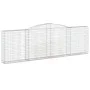 Gabion Korbbogen Form verzinktes Eisen 400x30x120/140 cm von vidaXL, Töpfe und Pflanzgefäße - Ref: Foro24-153526, Preis: 111,...