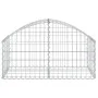 Bogenförmiger Gabionenkorb aus verzinktem Eisen, 100 x 50 x 40/60 cm von vidaXL, Töpfe und Pflanzgefäße - Ref: Foro24-153432,...