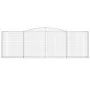 Gabion Korbbogen Form verzinktes Eisen 400x30x120/140 cm von vidaXL, Töpfe und Pflanzgefäße - Ref: Foro24-153526, Preis: 111,...