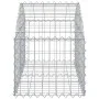 Bogenförmiger Gabionenkorb aus verzinktem Eisen, 100 x 50 x 40/60 cm von vidaXL, Töpfe und Pflanzgefäße - Ref: Foro24-153432,...
