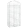 Gabionenkorb Bogenform verzinktes Eisen 100x50x200/220 cm von vidaXL, Töpfe und Pflanzgefäße - Ref: Foro24-153440, Preis: 61,...