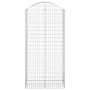 Gabionenkorb Bogenform verzinktes Eisen 100x50x200/220 cm von vidaXL, Töpfe und Pflanzgefäße - Ref: Foro24-153440, Preis: 61,...