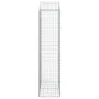 Galvanized iron arch-shaped gabion basket 100x50x200/220 cm by vidaXL, Pots and planters - Ref: Foro24-153440, Price: 60,60 €...