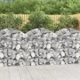 Cesta gaviones forma arco hierro galvanizado 100x50x100/120 cm de vidaXL, Maceteros y jardineras - Ref: Foro24-153435, Precio...