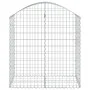 Cesta gaviones forma arco hierro galvanizado 100x50x100/120 cm de vidaXL, Maceteros y jardineras - Ref: Foro24-153435, Precio...