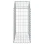 Cesta gaviones forma arco hierro galvanizado 100x50x100/120 cm de vidaXL, Maceteros y jardineras - Ref: Foro24-153435, Precio...