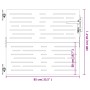Gartentor aus Cortenstahl, quadratisches Design, 85 x 100 cm von vidaXL, Gartentore - Ref: Foro24-153245, Preis: 103,99 €, Ra...
