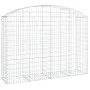 Galvanized iron arch-shaped gabion basket 200x50x140/160 cm by vidaXL, Pots and planters - Ref: Foro24-153477, Price: 112,47 ...