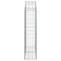 Gabione Korbbogenform aus verzinktem Eisen 100x30x120/140 cm von vidaXL, Töpfe und Pflanzgefäße - Ref: Foro24-153426, Preis: ...