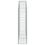 Gabion basket arch shape galvanized iron 150x30x120/140 cm by vidaXL, Pots and planters - Ref: Foro24-153446, Price: 73,83 €,...