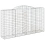 Gabionenkorb Bogenform verzinktes Eisen 300x50x160/180 cm von vidaXL, Töpfe und Pflanzgefäße - Ref: Foro24-153518, Preis: 130...