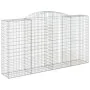 Gabionenkorb Bogenform verzinktes Eisen 300x50x160/180 cm von vidaXL, Töpfe und Pflanzgefäße - Ref: Foro24-153518, Preis: 129...