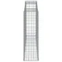 Galvanized iron arch-shaped gabion basket 300x50x160/180 cm by vidaXL, Pots and planters - Ref: Foro24-153518, Price: 129,52 ...