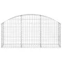 Cesta de gaviones forma arco hierro galvanizado 150x30x60/80 cm de vidaXL, Maceteros y jardineras - Ref: Foro24-153443, Preci...