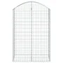 Cesta gaviones forma arco hierro galvanizado 100x50x140/160 cm de vidaXL, Maceteros y jardineras - Ref: Foro24-153437, Precio...
