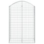 Gabionenkorb Bogenform verzinktes Eisen 100x50x140/160 cm von vidaXL, Töpfe und Pflanzgefäße - Ref: Foro24-153437, Preis: 48,...