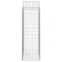 Cesta gaviones forma arco hierro galvanizado 100x50x140/160 cm de vidaXL, Maceteros y jardineras - Ref: Foro24-153437, Precio...