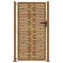 Puerta de jardín acero corten diseño cuadrado 105x205 cm de vidaXL, Puertas de jardín - Ref: Foro24-153255, Precio: 235,97 €,...