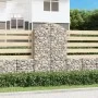 Gabionenkorb Bogenform verzinktes Eisen 100x30x160/180 cm von vidaXL, Töpfe und Pflanzgefäße - Ref: Foro24-153428, Preis: 62,...