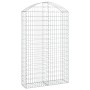 Gabionenkorb Bogenform verzinktes Eisen 100x30x160/180 cm von vidaXL, Töpfe und Pflanzgefäße - Ref: Foro24-153428, Preis: 63,...