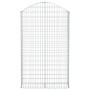 Gabionenkorb Bogenform verzinktes Eisen 100x30x160/180 cm von vidaXL, Töpfe und Pflanzgefäße - Ref: Foro24-153428, Preis: 63,...
